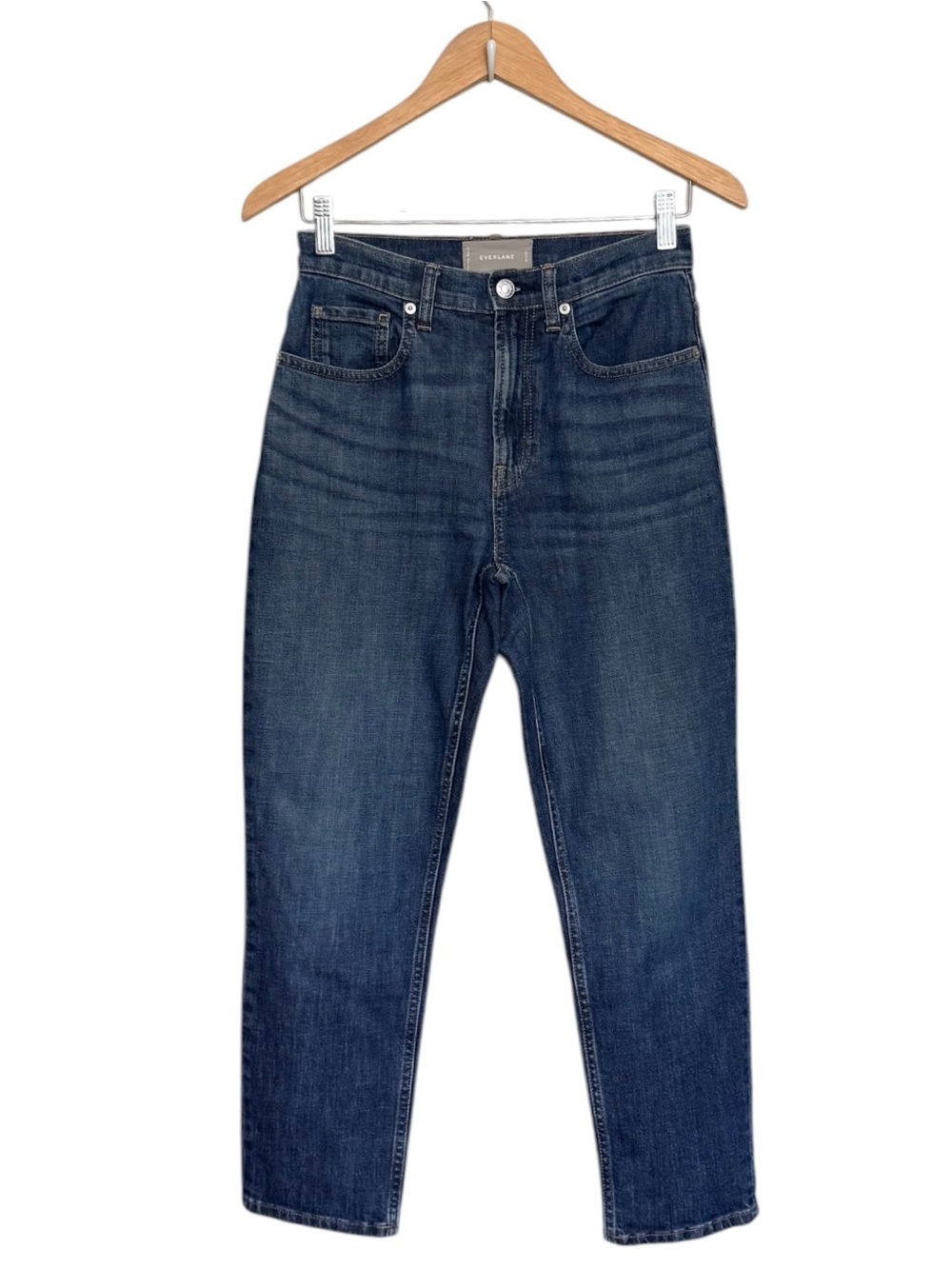 Everlane High Rise Straight Ankle Jeans Size 26